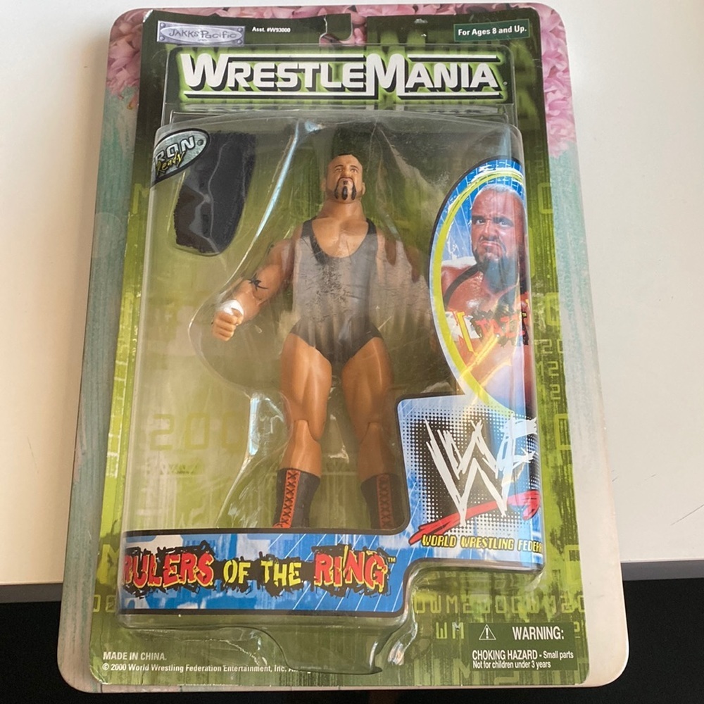 WWF Jakks Pacific 2000 WrestleMania Rulers of the Ring Tazz Action Figure